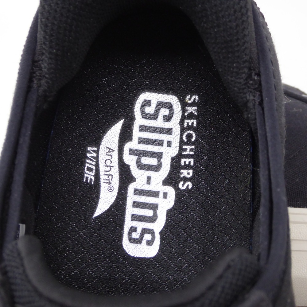 Skechers Arcade-Forever Cozy Sneakers Black Slip-ins Arch Fit Size Wide 9.5 - Picture 7 of 9